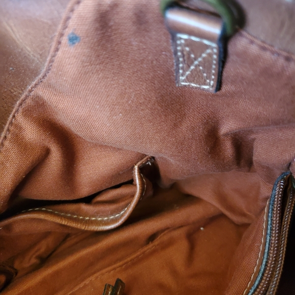 Fossil Canvas And Leather Tropical Handbag - Picture 13 of 16